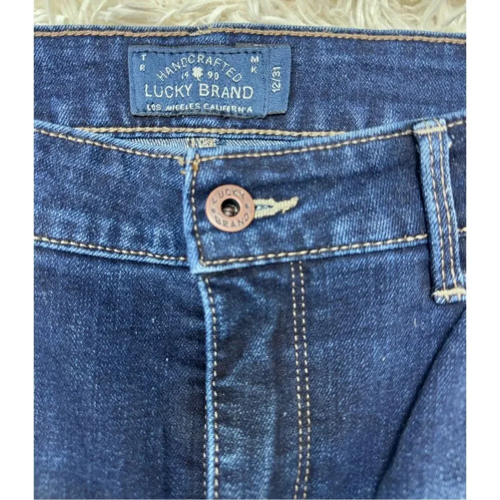 EUC Dark Blue Women’s Lucky Brand Jeans Hayden Skinny Size 12/31 - Picture 6 of 10